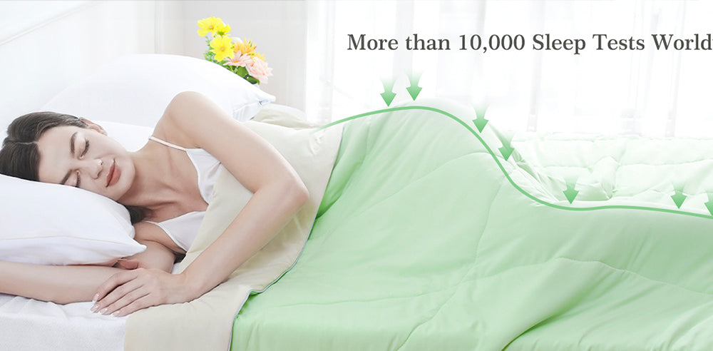 Elevate Your Sleep Haven with the Cloudy 3D Cooling Comforter