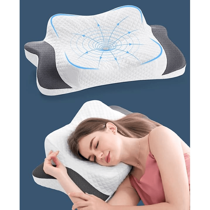 Memory Foam Pillow, Cervical Pillow for Neck Pain Relief