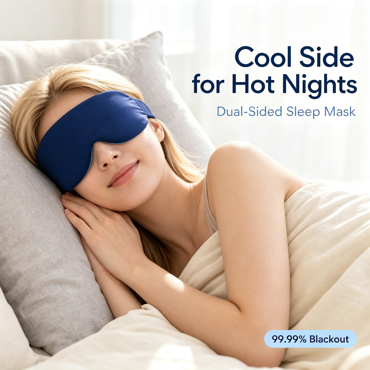 Elegear Aircool Sleep Mask for Side & Stomach Sleepers—Without a Hard Buckle