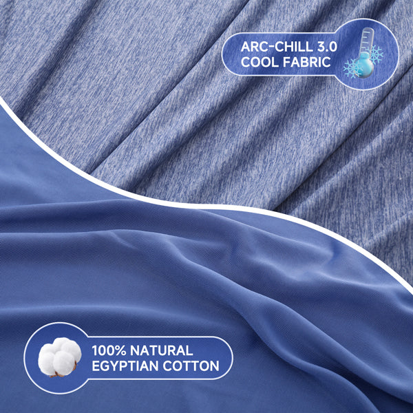 Elegear Blue Cooling Blanket – Arc-Chill 3.0, Q-Max>0.5, Multi-Size Options