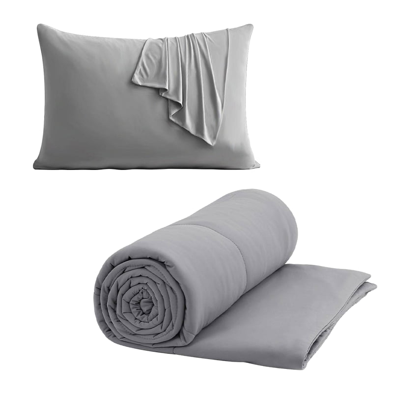 Juego de Edredón y Funda de Almohada con Confort de Enfriamiento Transpirable