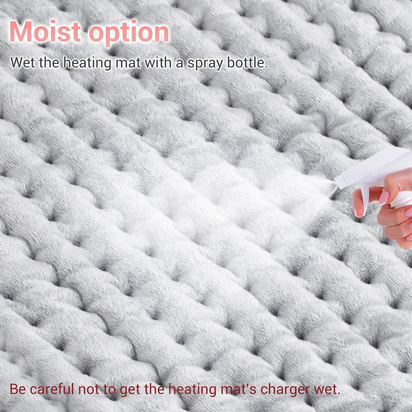 3-Second Fast Heating Pad – Soft, Safe & Adjustable Warmth for Everyday Comfort