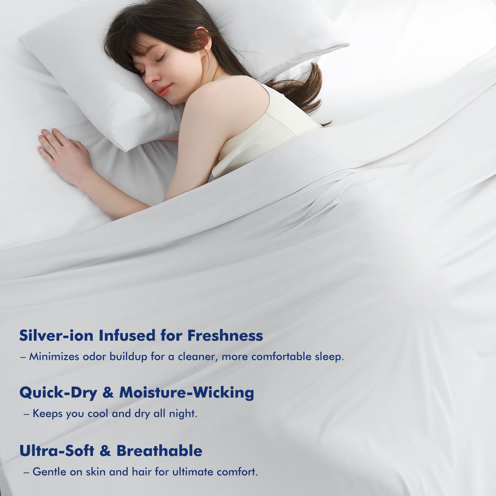 Elegear Light Gray Cooling Blanket – Arc-Chill 3.0, Lightweight for Hot Sleepers
