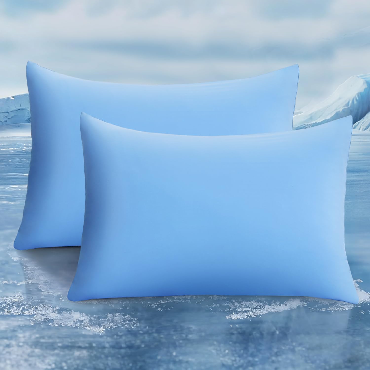 Elegear Arc-Chill Cooling Pillowcases – Q-Max >0.5 Ultra Cooling Pillow Covers (2-Pack)