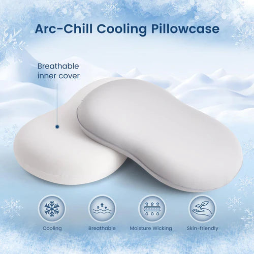 وسادة عنق فوم إليجير للنوم على الجانب أو الظهر، رمادي