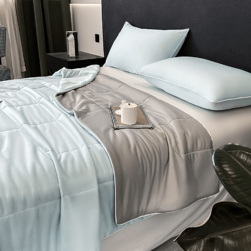 Elegear Double-Faced Two-Hue Ring-Stitched Cooling Comforter