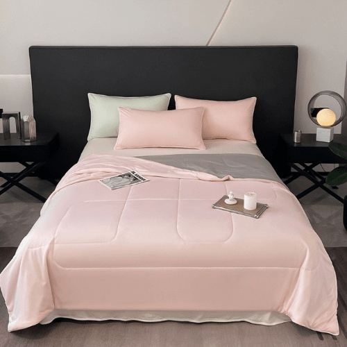 Elegear Double-Faced Two-Hue Ring-Stitched Cooling Comforter