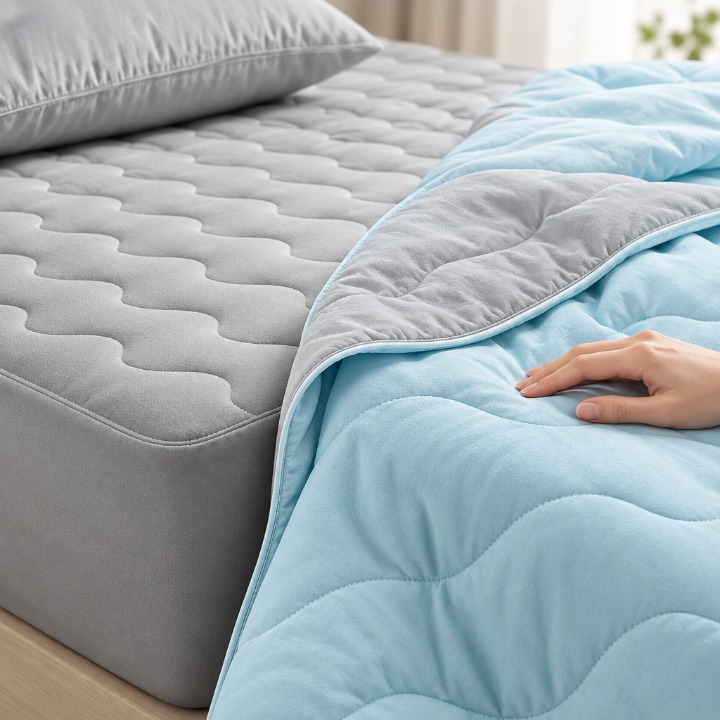 Elegear Cooling Comforter & Fitted Sheet Set