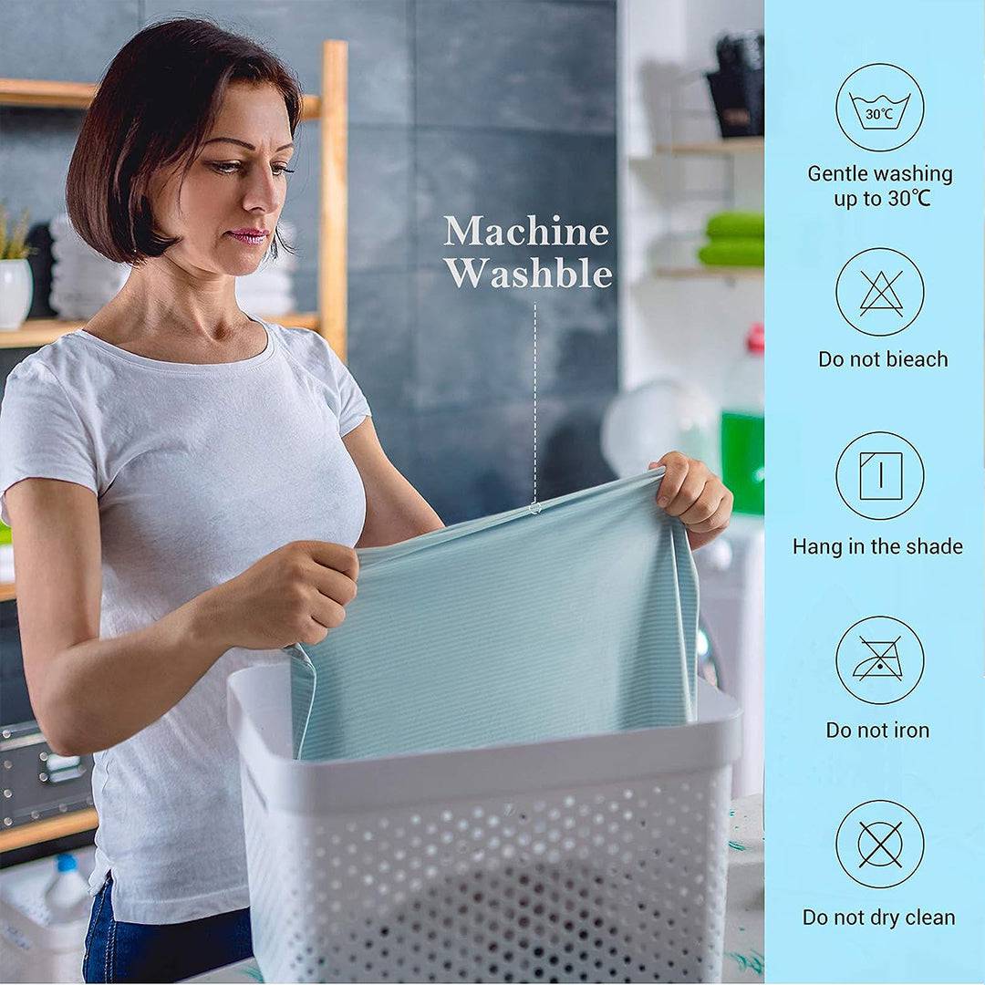 প্রিমিয়াম সিল্কি সুপার কুলিং স্ট্রাইপ পিলোশেপ