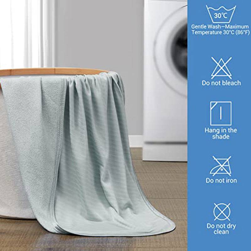 Elegear Cool Fiber Q-Max 0.4 Double-Sided Ice Silk Cooling Blanket – Gray