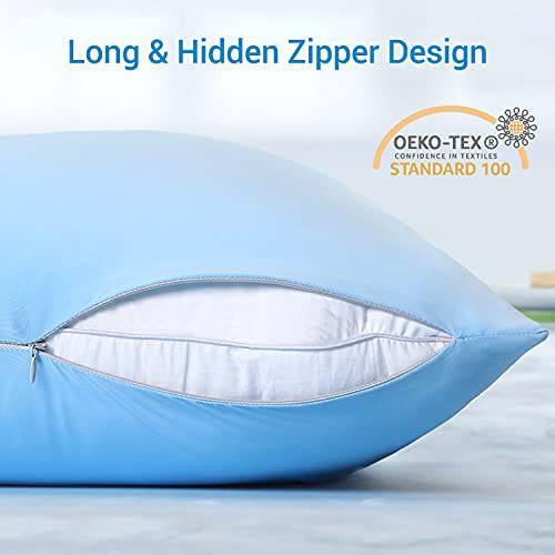 2-Pack Cooling Pillowcases – Q-Max >0.5 Arc-Chill, Anti-Static, Hidden Zipper