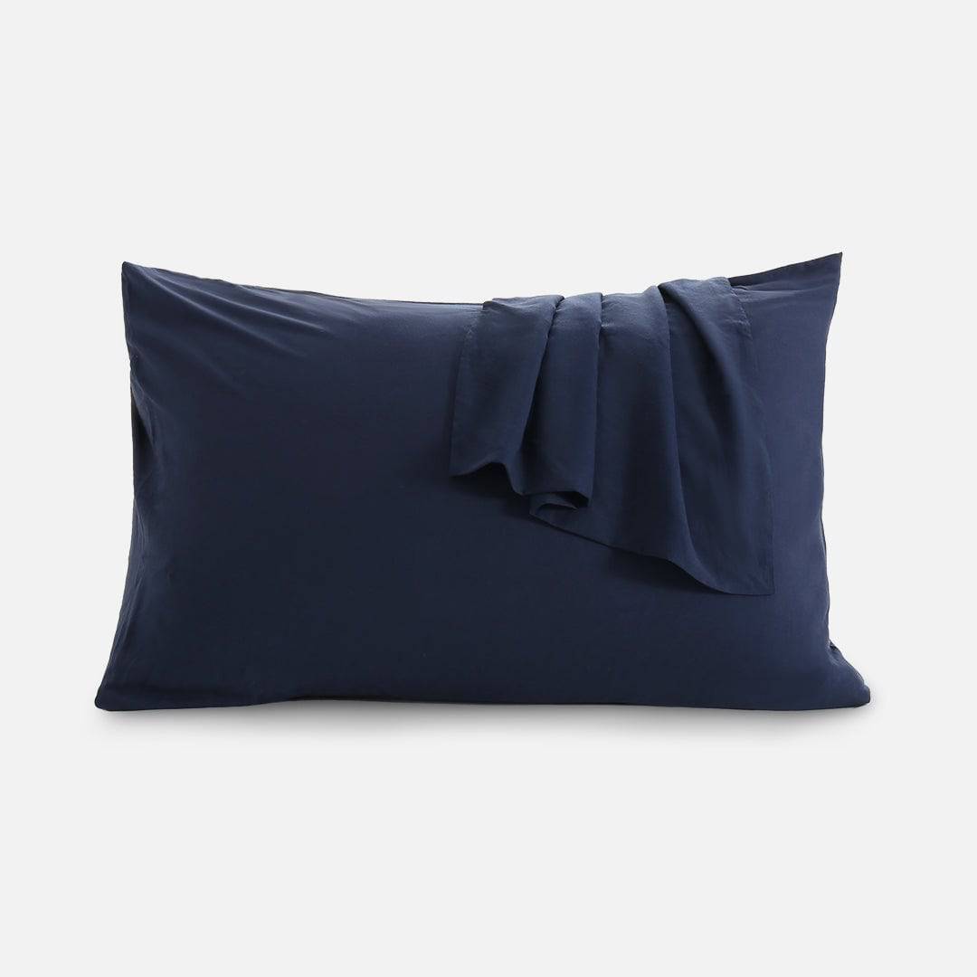 2-Pack Washed Bamboo Linen Cooling Pillowcases