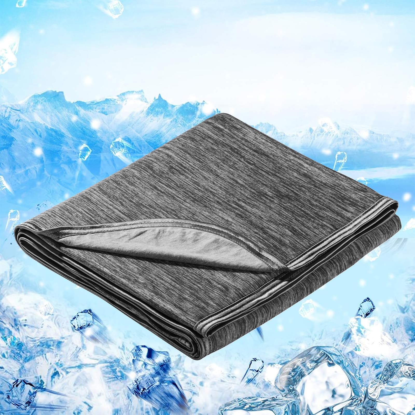 Elegear Black Cooling Blanket – Arc-Chill 3.0, Q-Max>0.5, Multi-Size Options