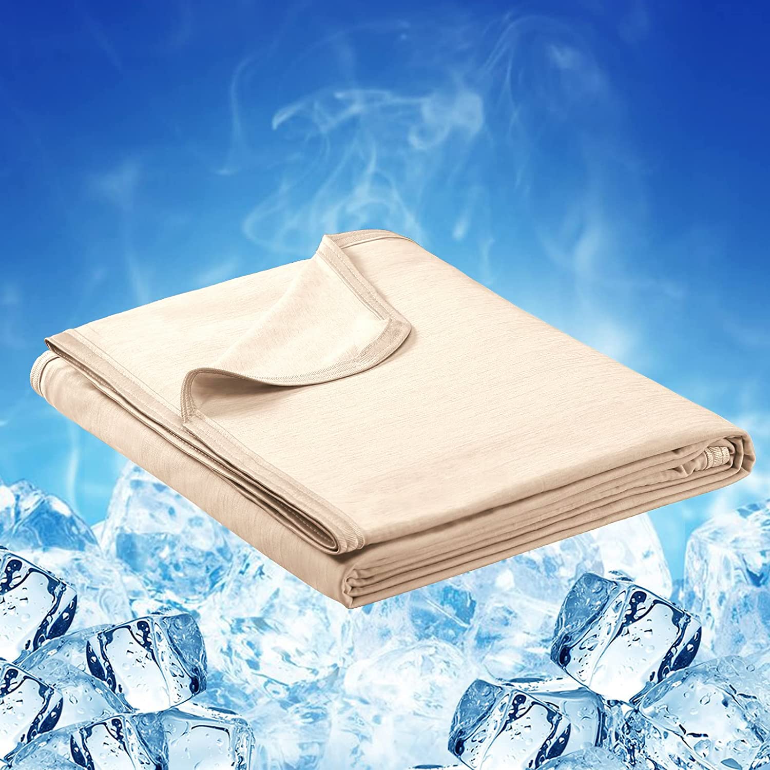 Elegear Light Brown Cooling Blanket – Arc-Chill 3.0, Q-Max>0.5, Multi-Size Options