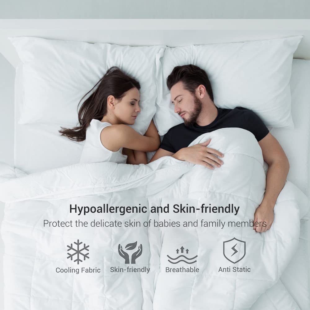 Revolutionary White Cooling Pillowcases Set of 2 – Arc-Chill Pro Q-Max 0.4