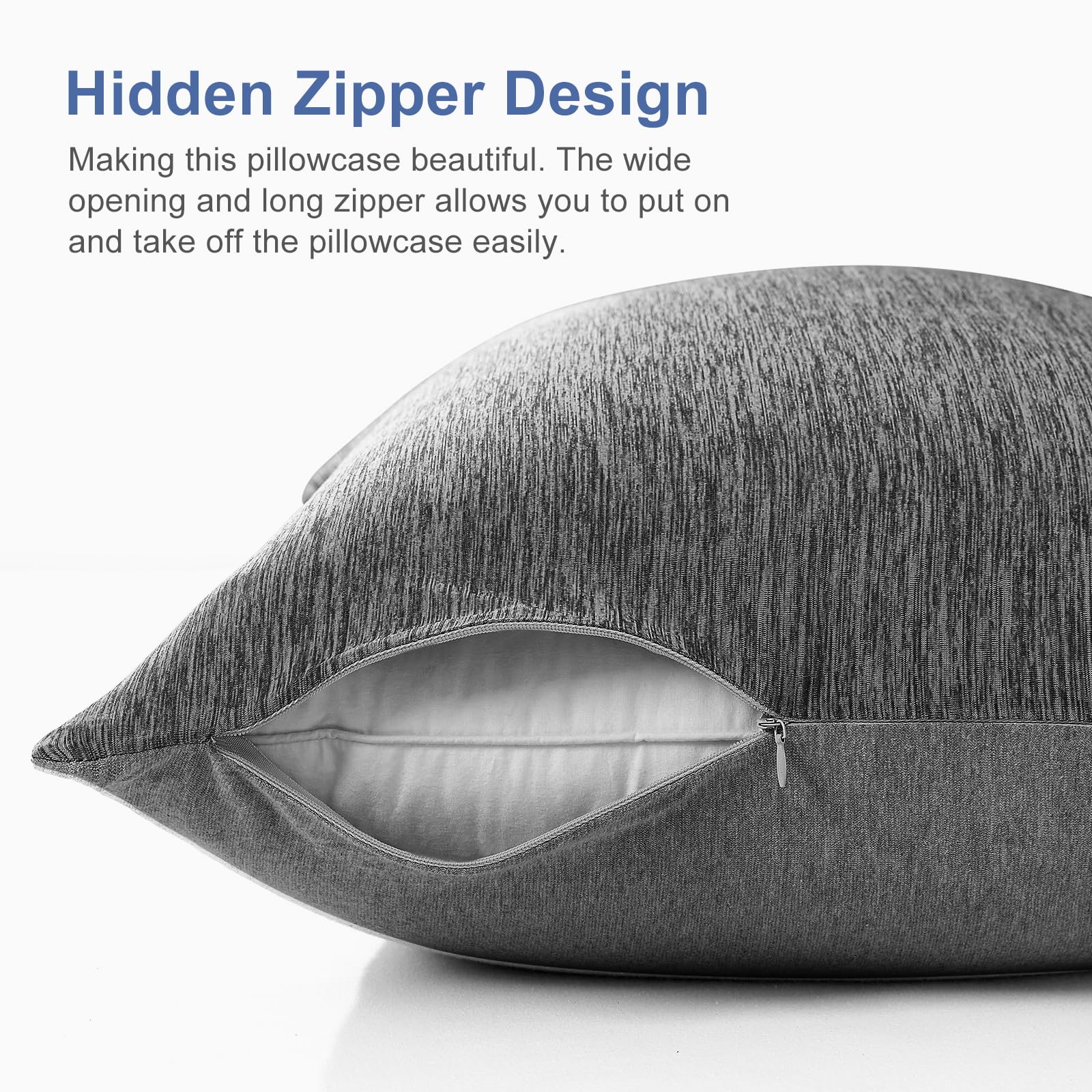 Revolutionary Black Cooling Pillowcases Set of 2 – Arc-Chill Pro Q-Max 0.4