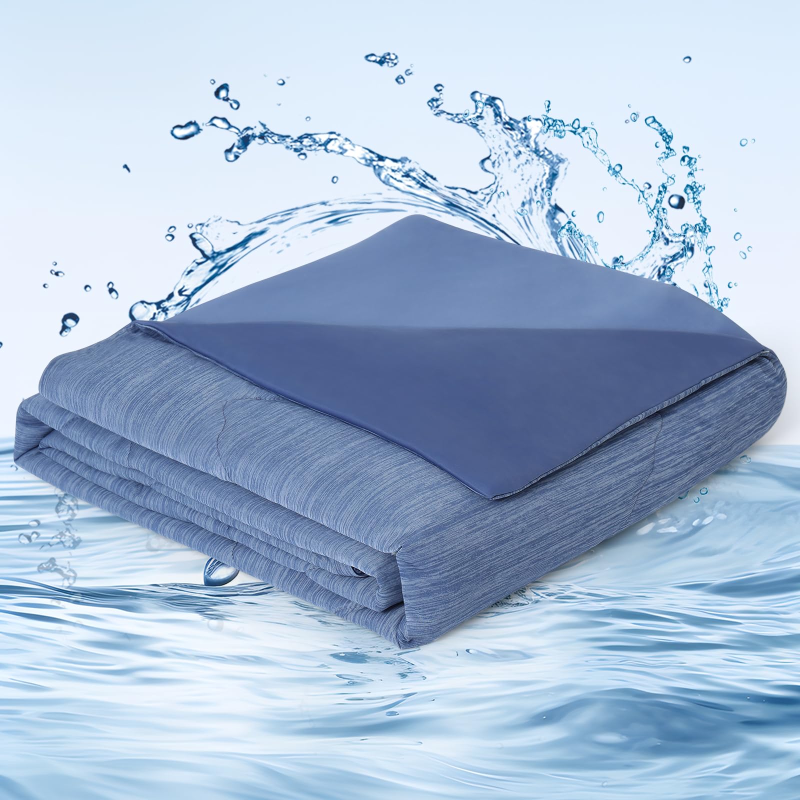 Elegear Cooling Duvet for Night Sweats – Arc-Chill Q-Max 0.5, Soft Double-Layer Summer Blanket