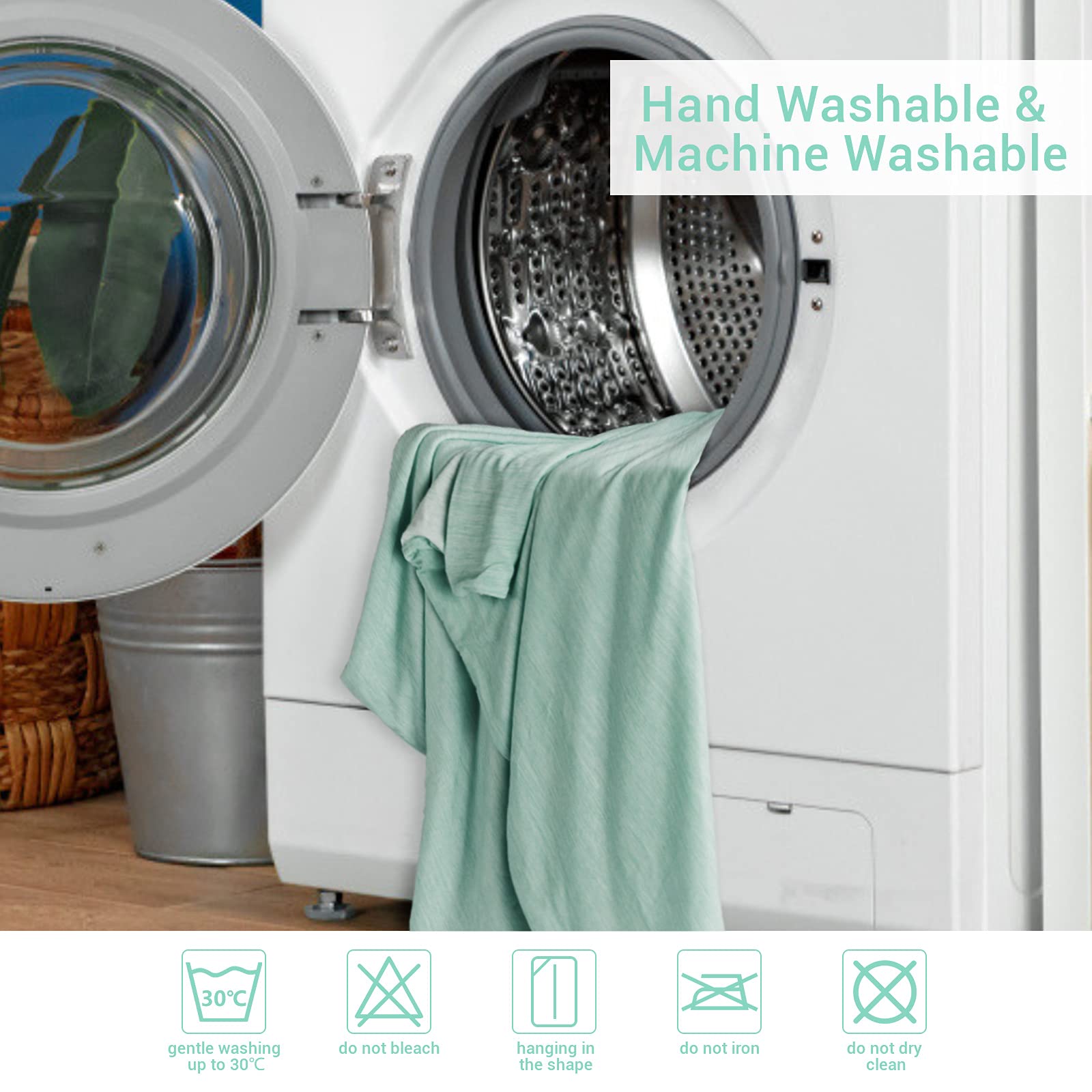 Revolutionary Green Cooling Pillowcases Set of 2 – Arc-Chill Pro Q-Max 0.4