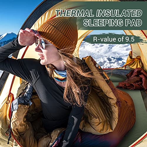 Self Inflating Sleeping Pad, 3.1" Ultra-Thick Memory Foam Camping Pad - elegear-shop