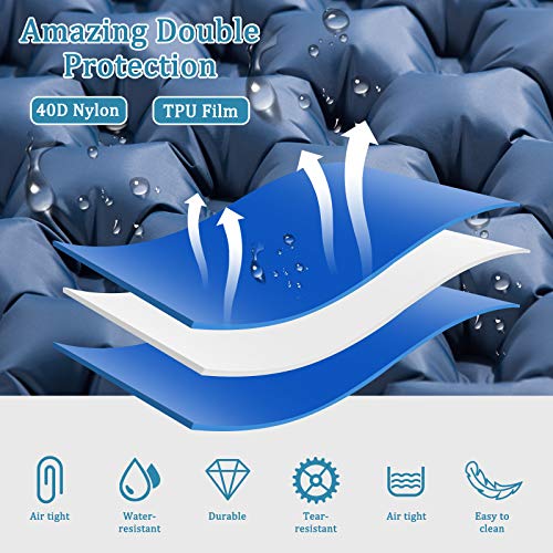 Sleeping Pad for Camping,Inflatable Camping Pad with Foot Press for Single - elegear-shop