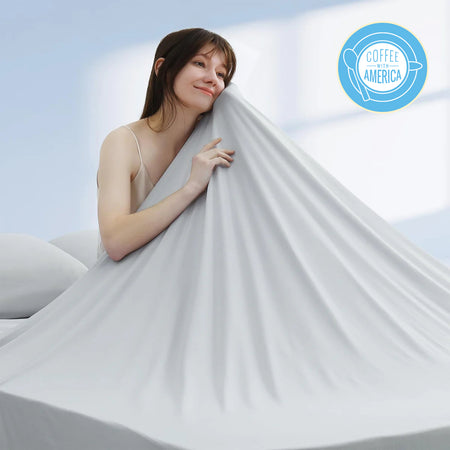 Elegear Light Gray Cooling Blanket – Silver Ion Freshness,Arc-Chill 3.0, Lightweight for Hot Sleepers