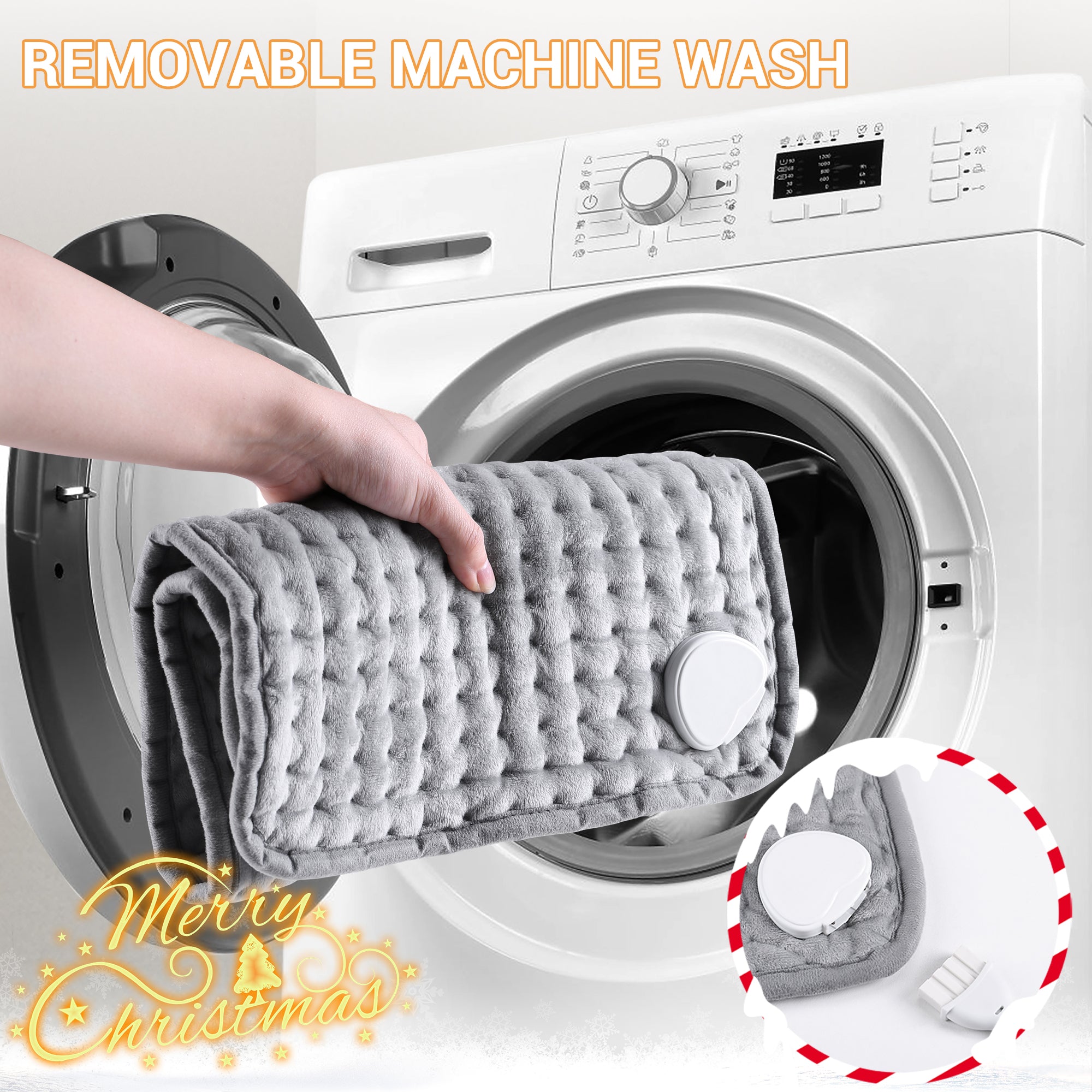 3-Second Fast Heating Pad – Soft, Safe & Adjustable Warmth for Everyday Comfort