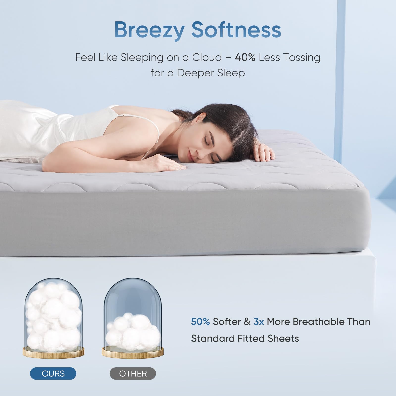 Stay Cool with Q-Max 0.5 — The Ultimate Arc-Chill 3.0 Cooling Mattress Pad by Elegear