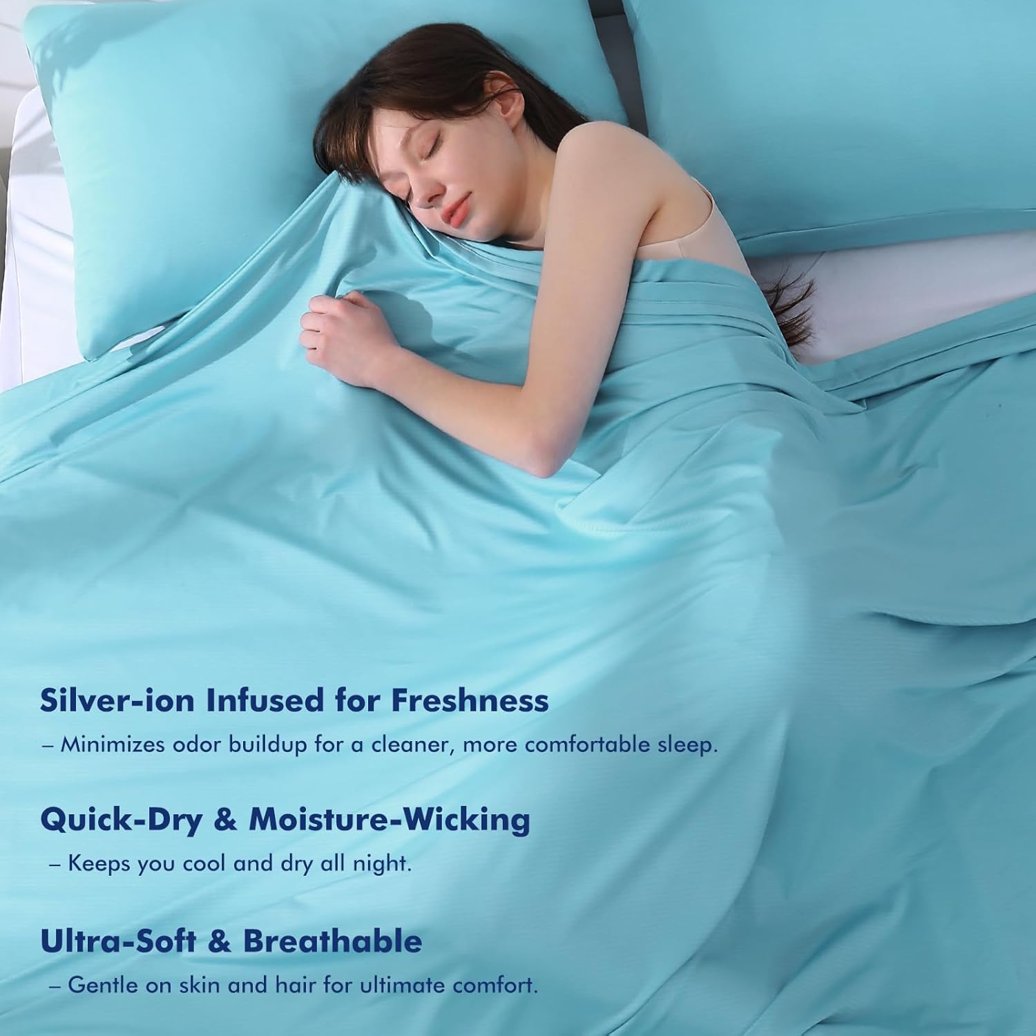 Elegear Blue Cooling Blanket – Arc-Chill 3.0, Lightweight for Hot Sleepers
