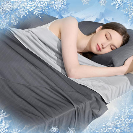 Arc-Chill 3.0 – Q-max＞0.55 Featherlight & Breathable Gray Cooling Comforter