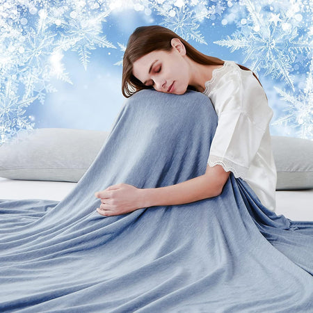 Elegear Blue Cooling Blanket – Arc-Chill 3.0, Q-Max>0.5, Multi-Size Options