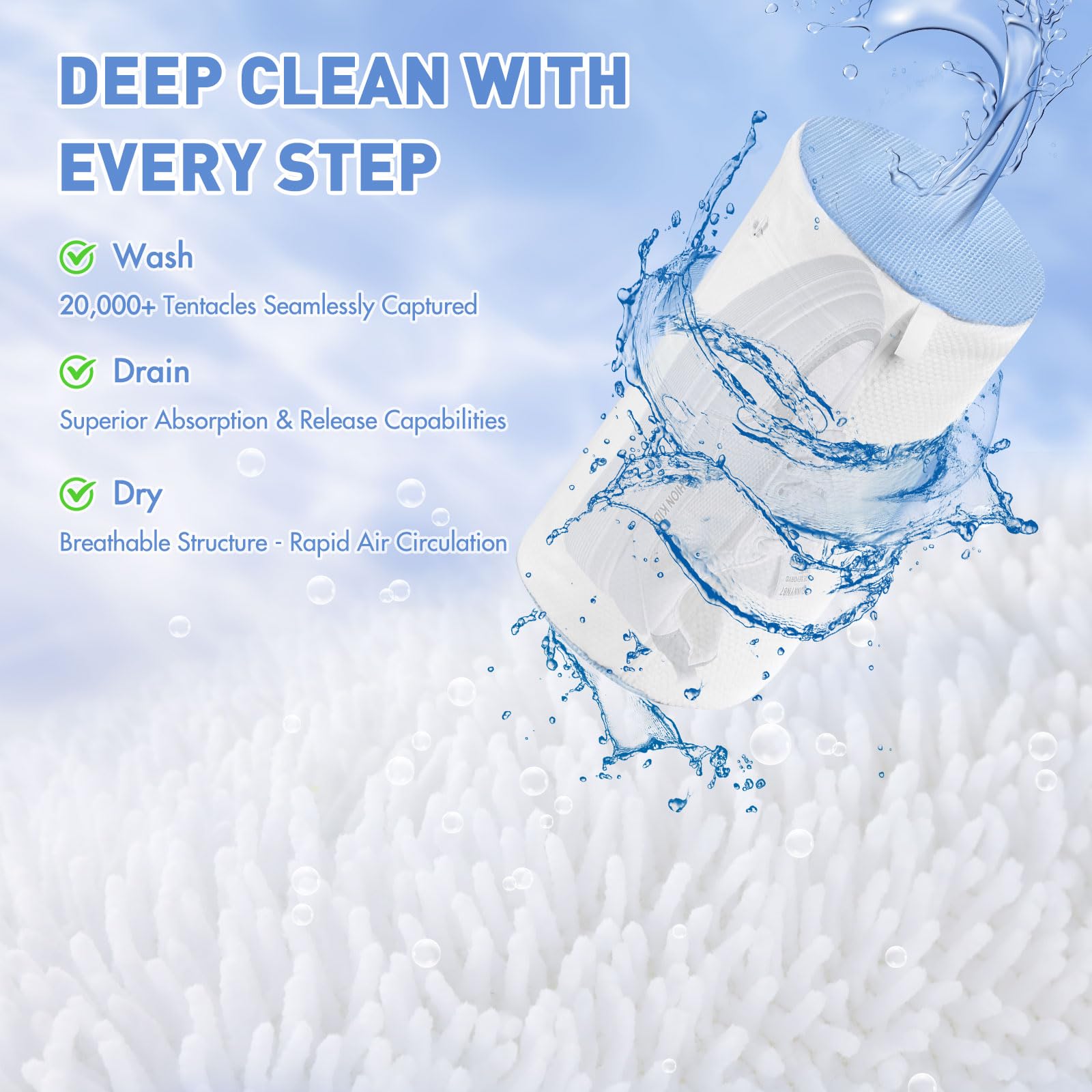 Shoe Washing Machine Bag w/Shoe Trees to Prevent Deformation - Sneaker Cleaner Bag Reusable Lint-free Large Laundry Shoe Bag, Tennis Shoes Wash Kit Home Travel Essentials, White 2pcs