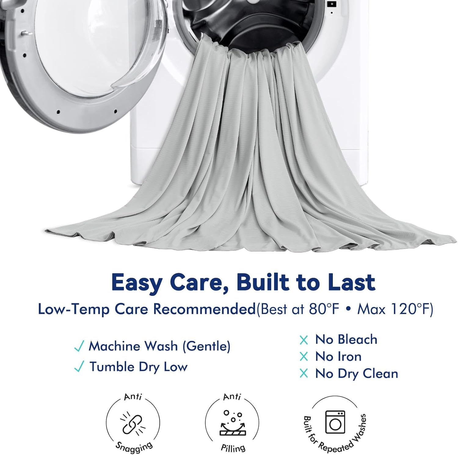 Elegear Cooling Bundle – Arc-Chill® 3.0 Advanced Cooling (Q-Max>0.5), Silver-Ion Odor Control, Ultra-Soft & Breathable, 18" Deep Pocket, 4-Piece Set for Night Sweats