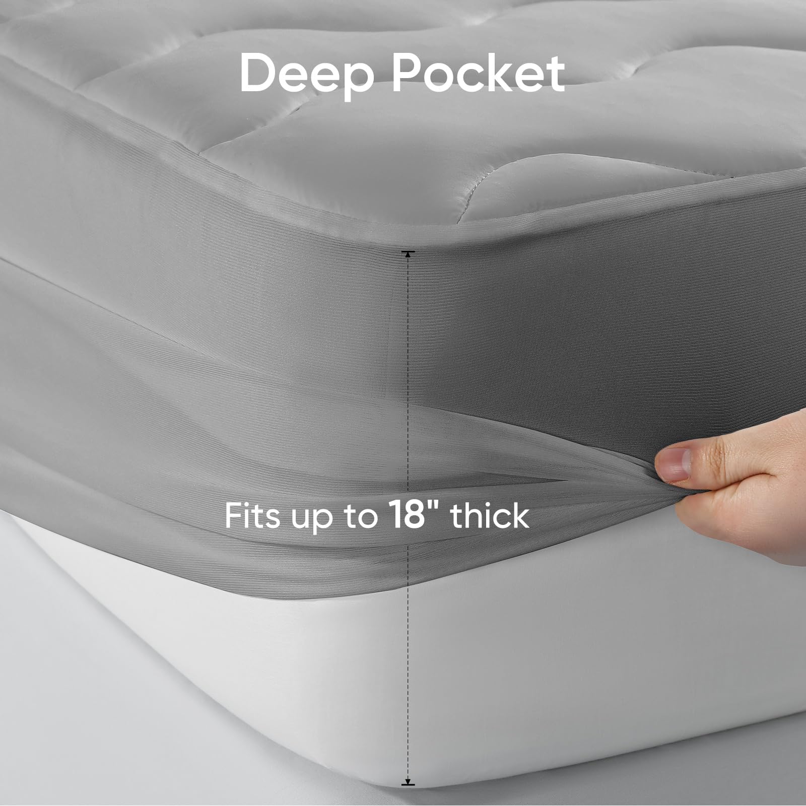 Stay Cool with Q-Max 0.5 — The Ultimate Arc-Chill 3.0 Cooling Mattress Pad by Elegear