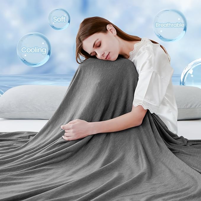 Elegear Black Cooling Blanket – Arc-Chill 3.0, Q-Max>0.5, Multi-Size Options