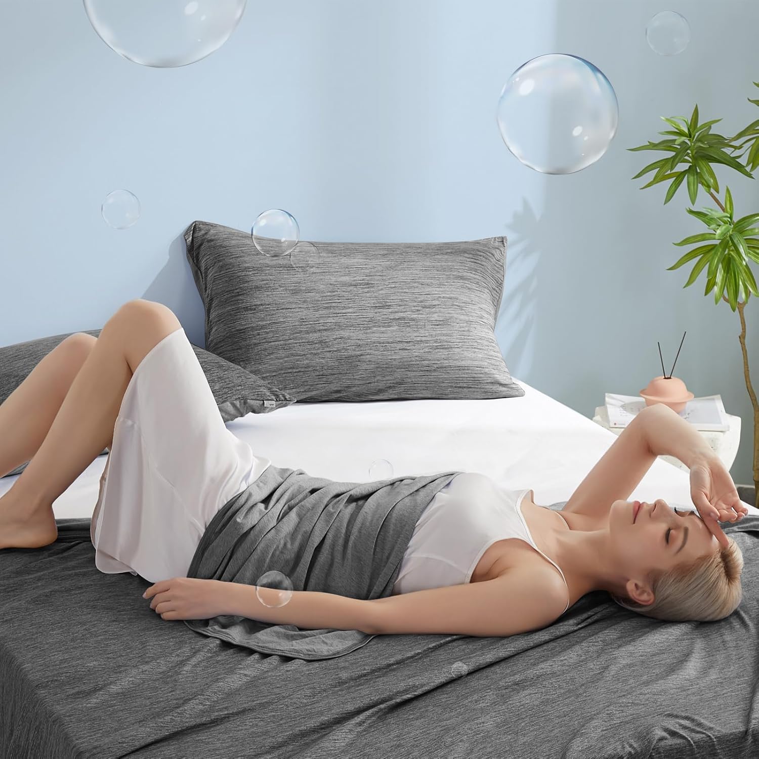 Elegear Black Cooling Blanket – Arc-Chill 3.0, Q-Max>0.5, Multi-Size Options