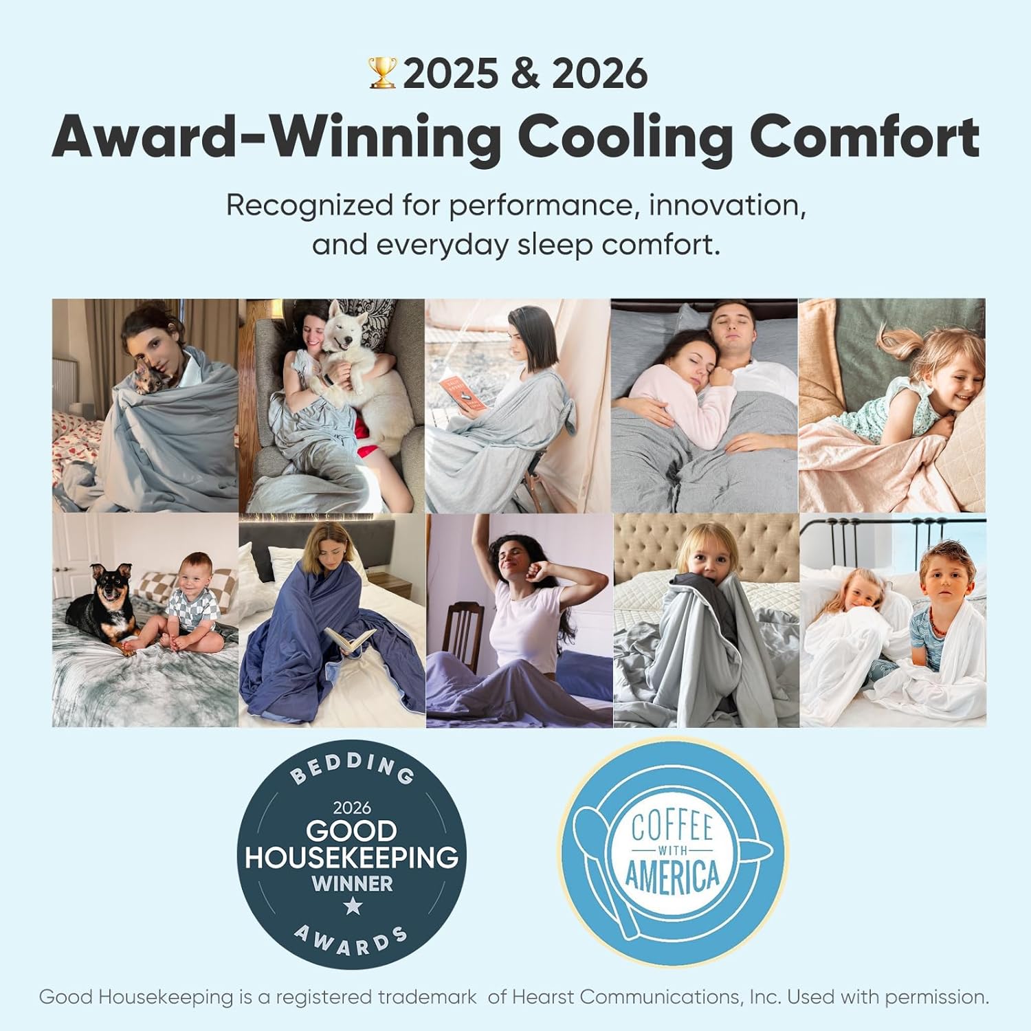 Arc-Chill 3.0 – Q-max＞0.55 Featherlight & Breathable Gray Cooling Comforter