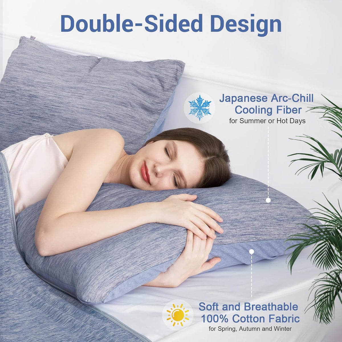 Revolutionary Blue Cooling Pillowcases