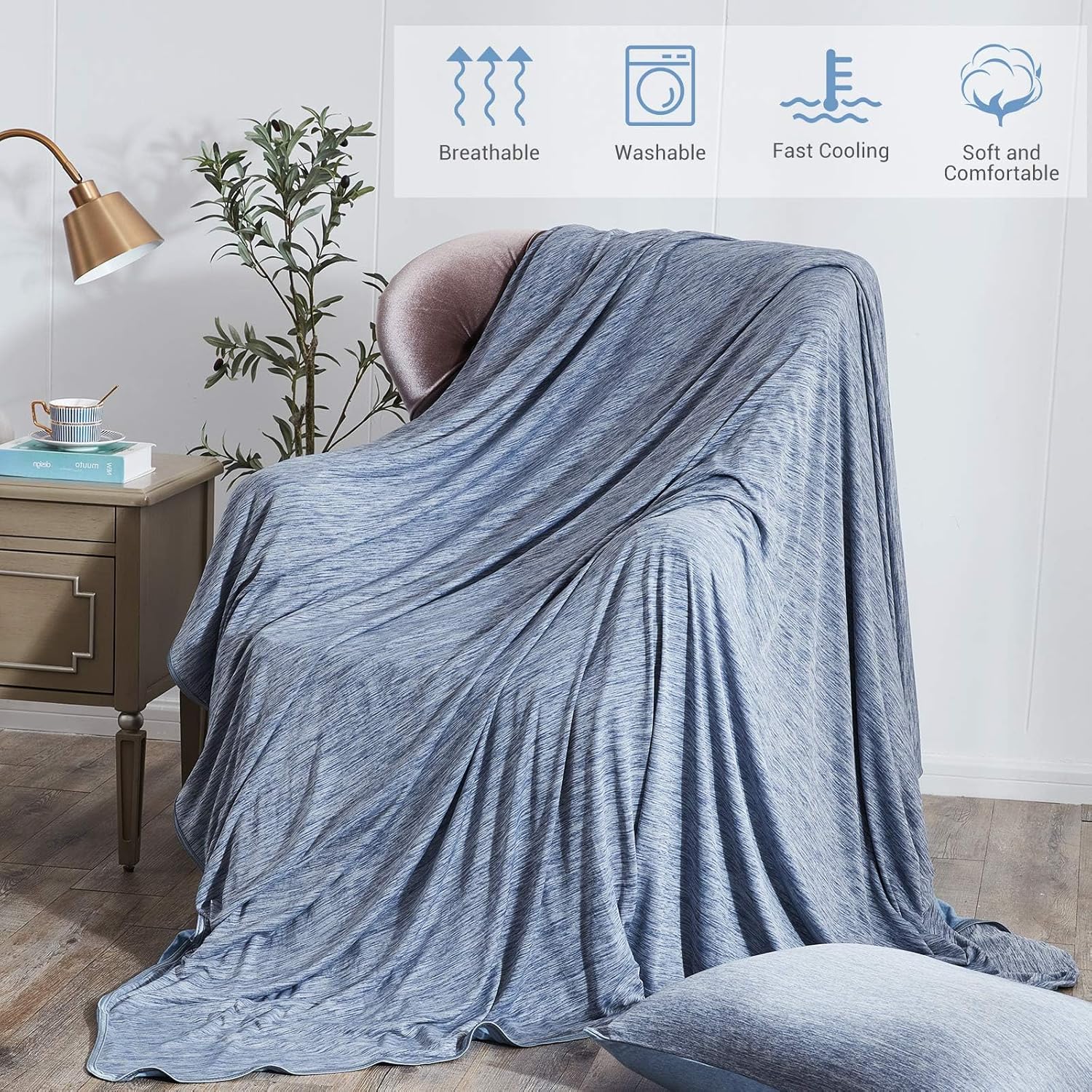 Elegear Cooling Blanket – Arc-Chill 3.0, Q-Max>0.5, Multi-Color & Size Options