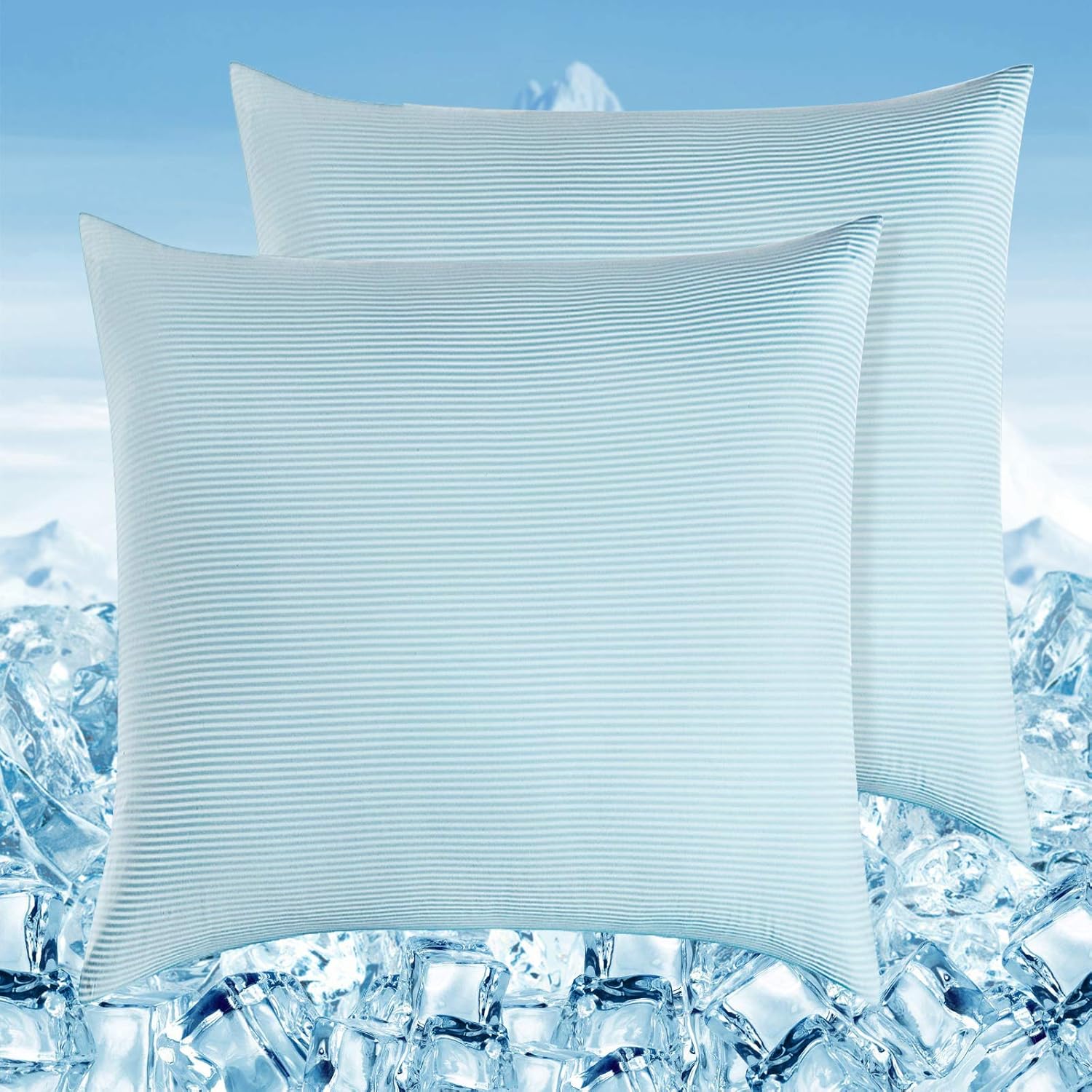 Ultra-Kühlende Kissenbezüge mit Stretch Q-max 0.5 Arc-Chill Extreme Cooling Fiber