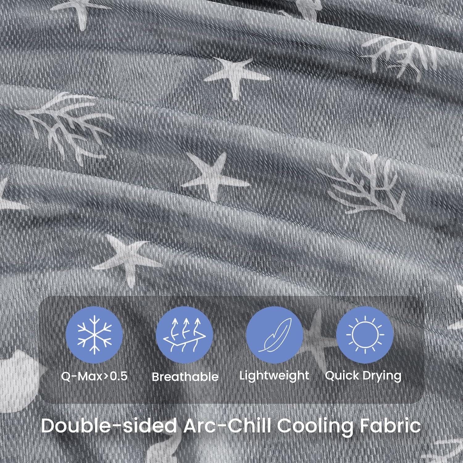 Elegear Arc-Chill Q-Max 0.5 Double Side Marine Life Cooling Blanket