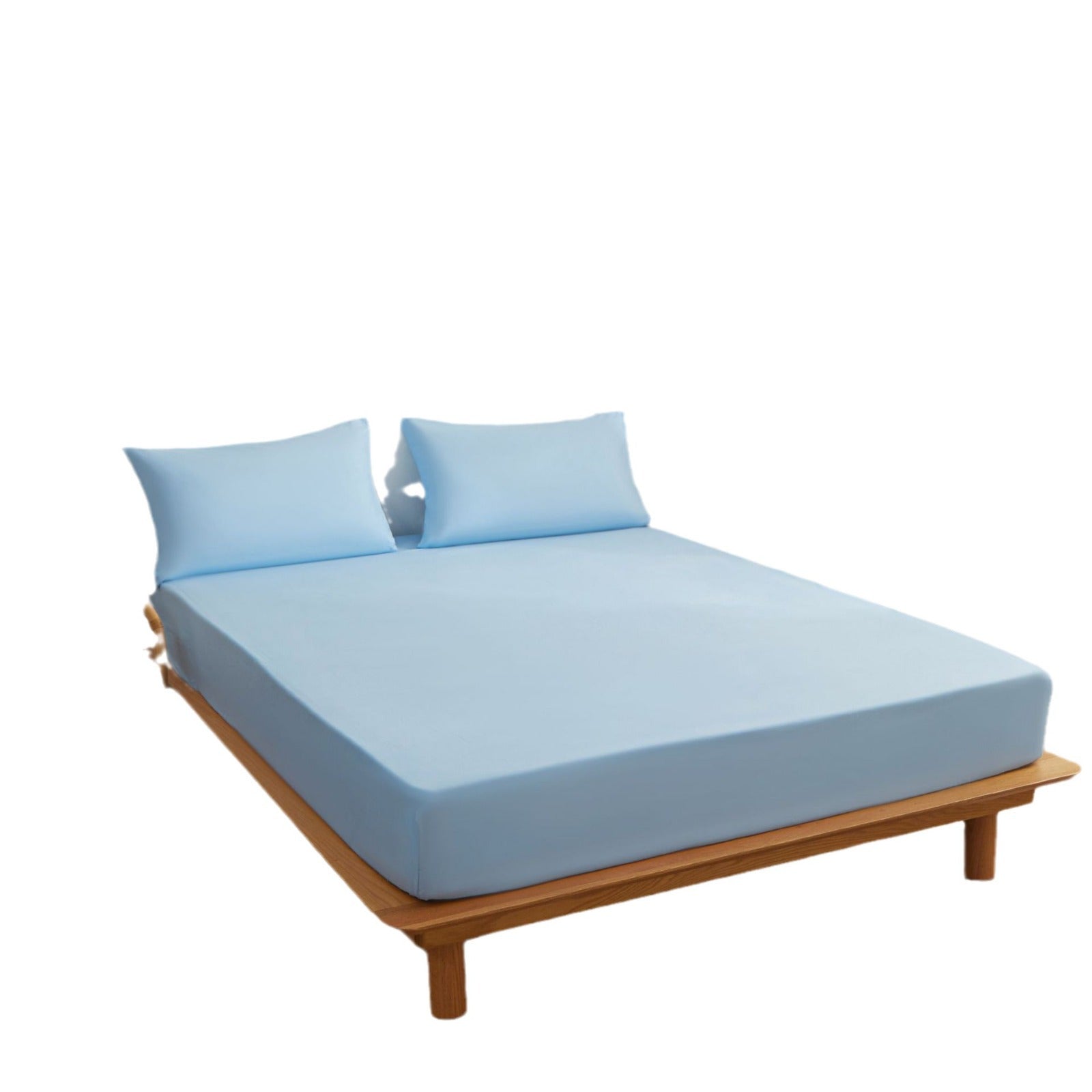 The Fitted Sheet Set – 3-Piece Bed Set with 1 Fitted Sheet & 2 Pillowcases, Twill Weave, Soft & Durable, Multiple Colors & Sizes