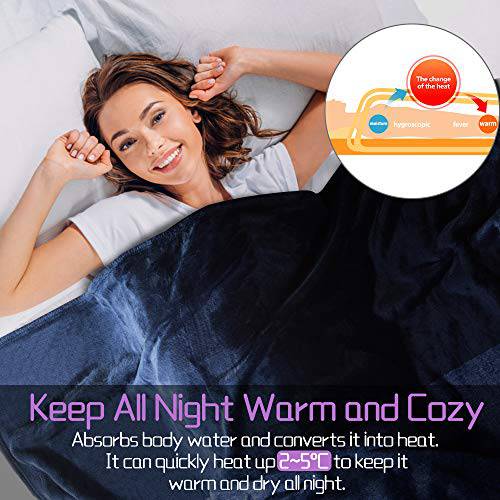 Ultra Soft Anti-Static Warm Flannel Fleece Blanket - (59" X 79"）