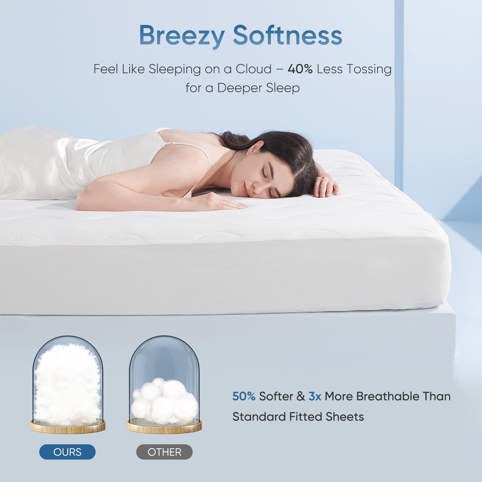 Stay Cool with Q-Max 0.5 — The Ultimate Arc-Chill 3.0 Cooling Mattress Pad by Elegear