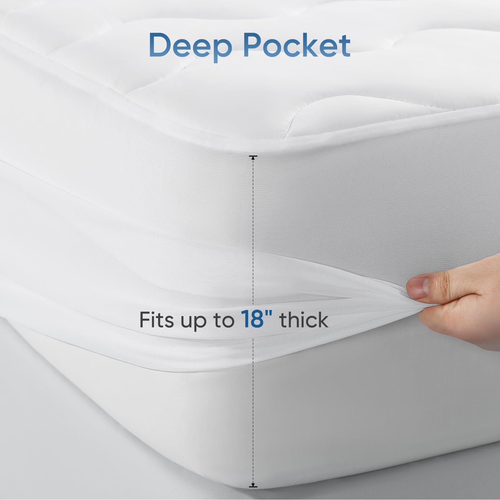 Stay Cool with Q-Max 0.5 — The Ultimate Arc-Chill 3.0 Cooling Mattress Pad by Elegear