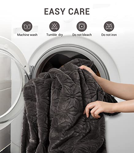 Faux Fur Super Soft Cozy Warm Fluffy Throw Blanket - elegear-shop